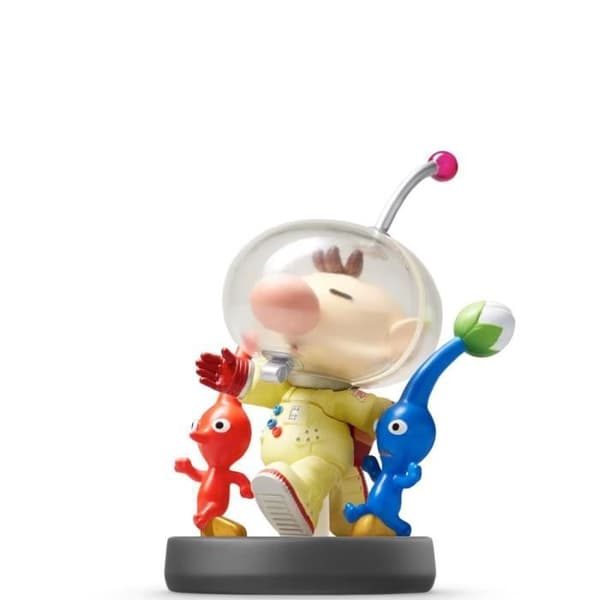 Amiibo Figure - Olimar &amp; Pikmin N°44 • Super Smash Bros. Collection