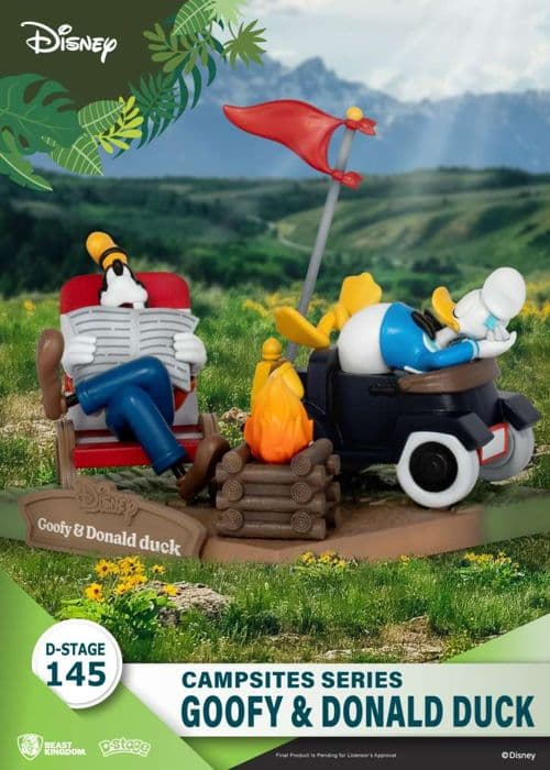 Disney - Figur Dingo &amp; Donald Duck D-Stage Campingserie [145]
