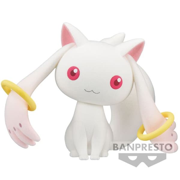Puella Magi Madoka Magica: Filmen Rebellion - Figur Kyubey Fluffy Puffy Ver.A