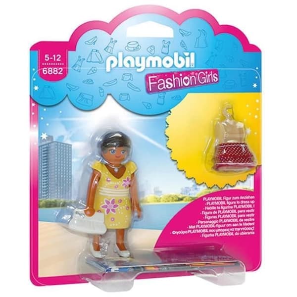 PLAYMOBIL - Modetjejer - Sommaroutfit - Klänning och kjol - För barn från 4 år