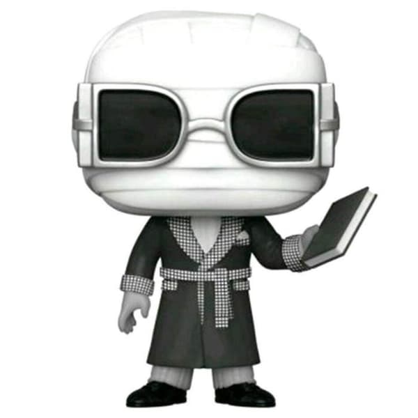 Figurine POP Universal Monsters Osynliga Mannen Svart och Vit Exklusiv - - - Ocio Stock