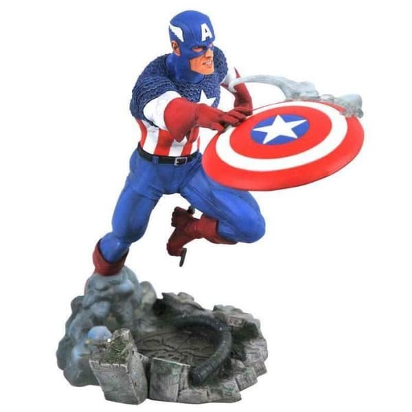 Figur Marvel Comic Gallery Captain America-statyn 25 cm - - - Ocio Stock
