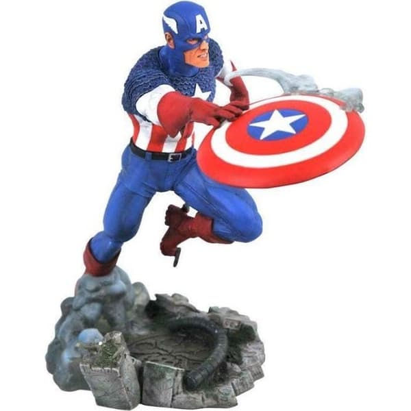 Figur Marvel Comic Gallery Captain America-statyn 25 cm - - - Ocio Stock