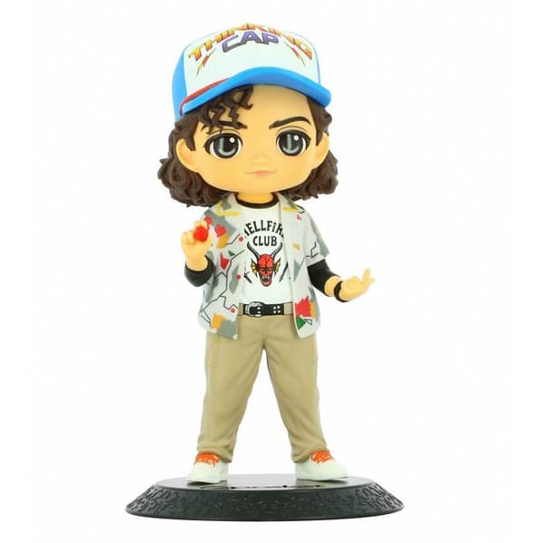Figurine - Banpresto - Dustin - Q Posket 13cm - Klara färger - Dynamisk pose - Unisex