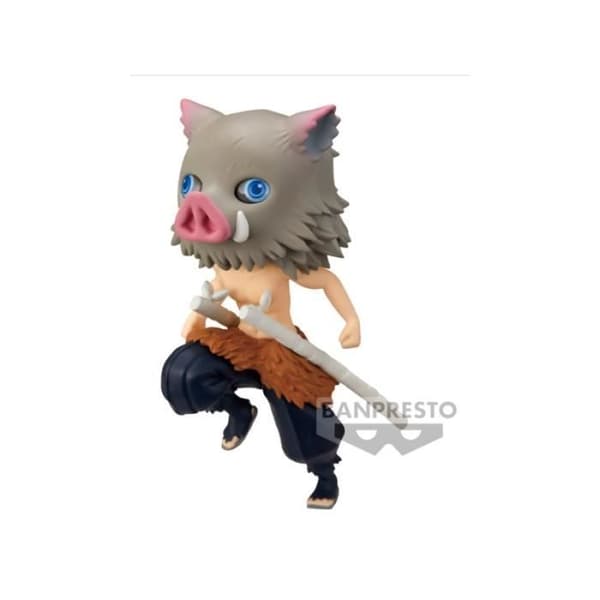 Figurin - Demon Slayer - Inosuke Hashibira - Q Posket minisamling - 7 cm