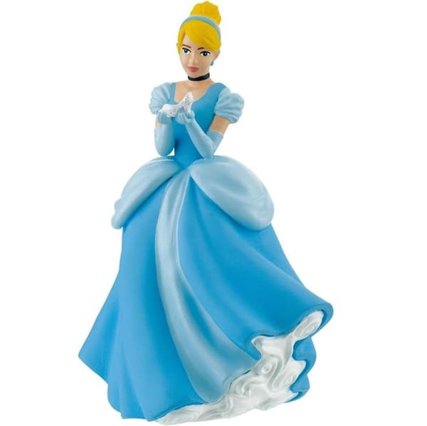 Figurine Cendrillon med sin glasstrumpa