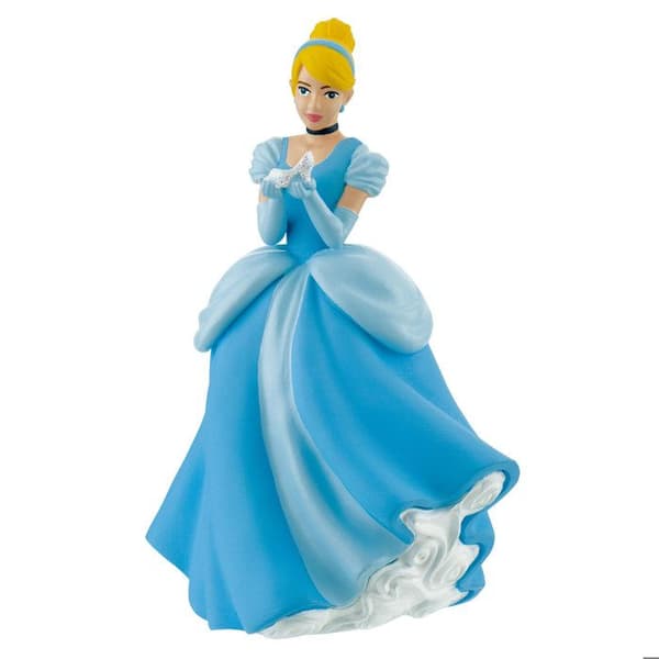 Figurine Cendrillon med sin glasstrumpa