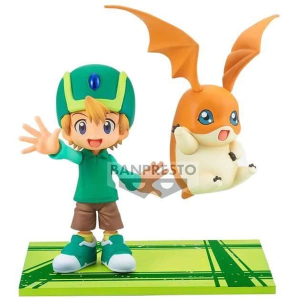 Figuriner - Banpresto - Digimon Adventure - Takeru - Klara färger - Dynamisk pose - Välvda detaljer