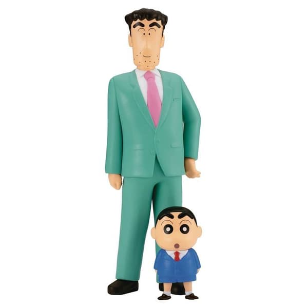 Sin Chan familjefigur Nohara Shinnosuke och Hiroshi