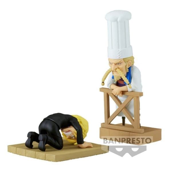 Wcf Log Stories Figure - One Piece - Sanji And Zeff 2