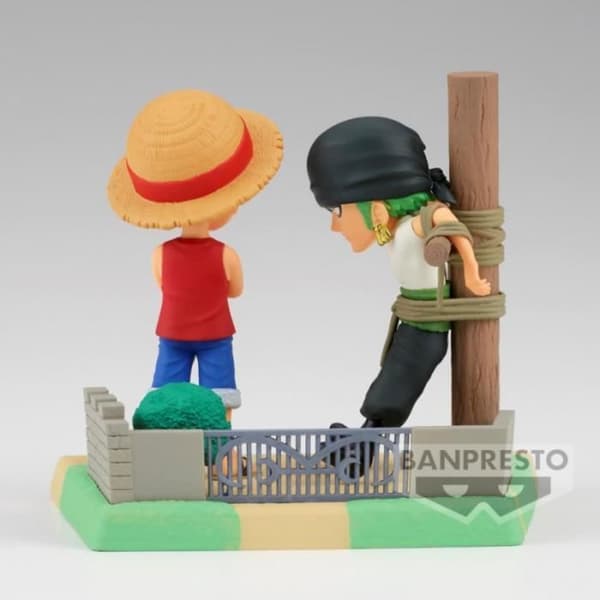 ONE PIECE - Luffy & Zoro - Figur WCF-Log Stories 7cm