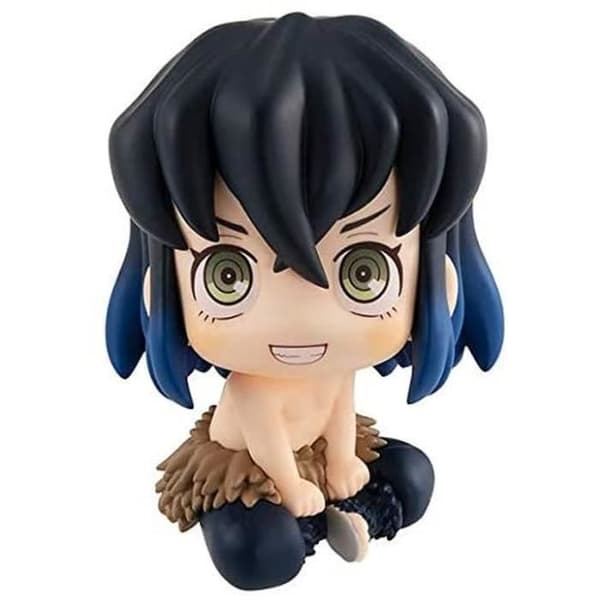 74017 - Demon Slayer - Titta Upp - Hashibira Inosuke Staty 10cm