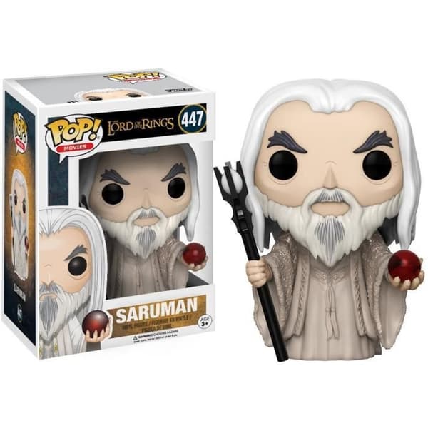 Figur - Funko - Saruman - 10 cm - Exakta detaljer - Licens Sagan om Ringen