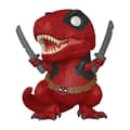 Miniatyrbild 1 av 2: Figur - Funko - Dinopool - Vinyl - 10 cm - Röd
