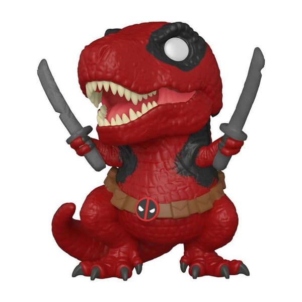 Figur - Funko - Dinopool - Vinyl - 10 cm - Röd