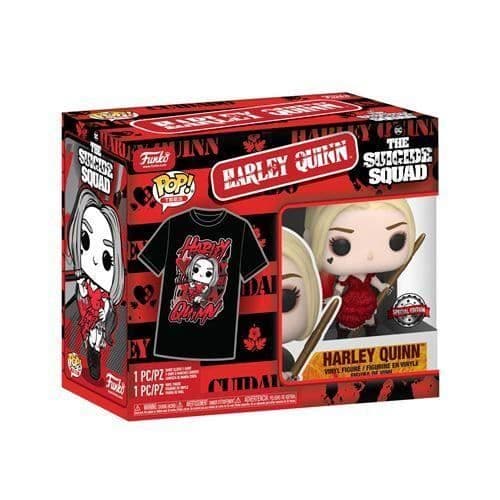 Funko Figurine Pop Tees Harley Quinn The Suicide Squad XL - 0889698567480