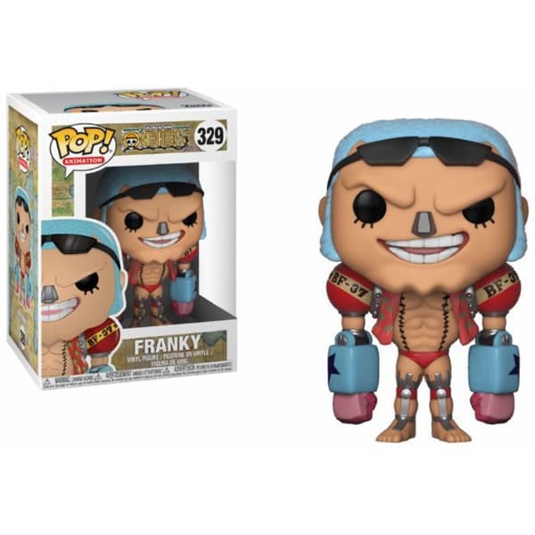 Figur - Funko Pop! - One Piece - Franky - 9 cm - Officiellt licensierad - Fönsterboxförpackning
