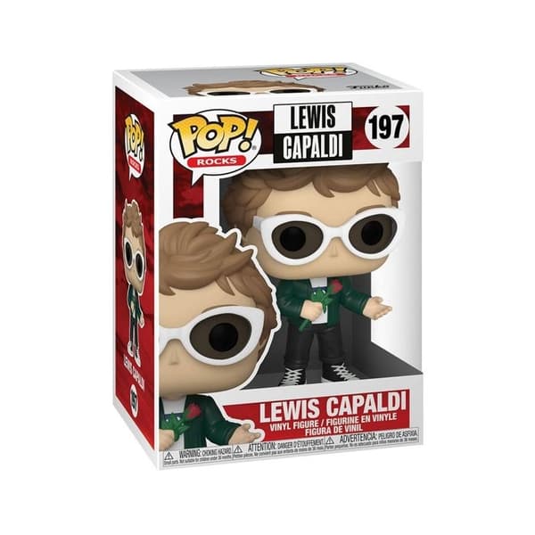 Funko Pop! Ndeg197 - Musik - Lewis Capaldi, Micromania-Zing, fransk nummer ett inom tv-spel och popkultur. hittades