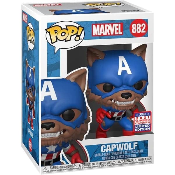 Funko 55506 POP Marvel: Year of the Shield - Captain America Capwolf