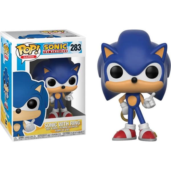 Figur med ring - POP Games - Sonic - Officiell licens - Vuxen