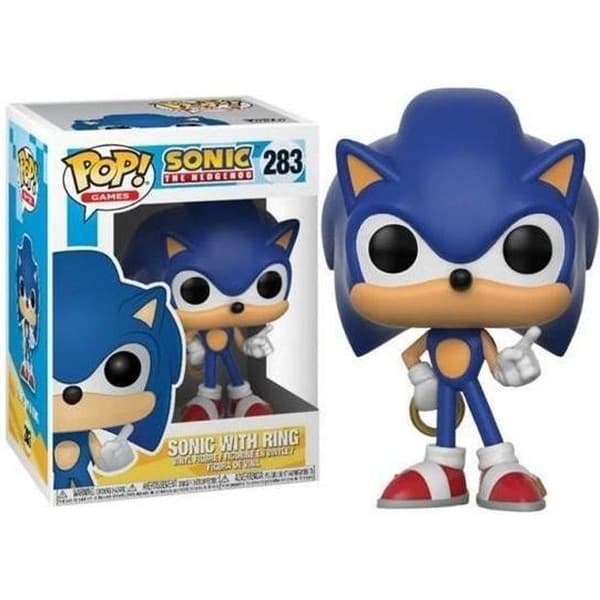 Figur med ring - POP Games - Sonic - Officiell licens - Vuxen