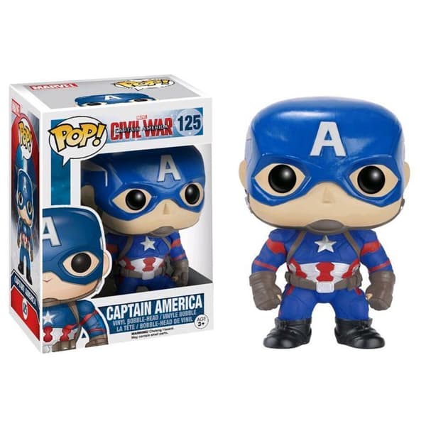 Funko Pop! Marvel Civil War: Captain America