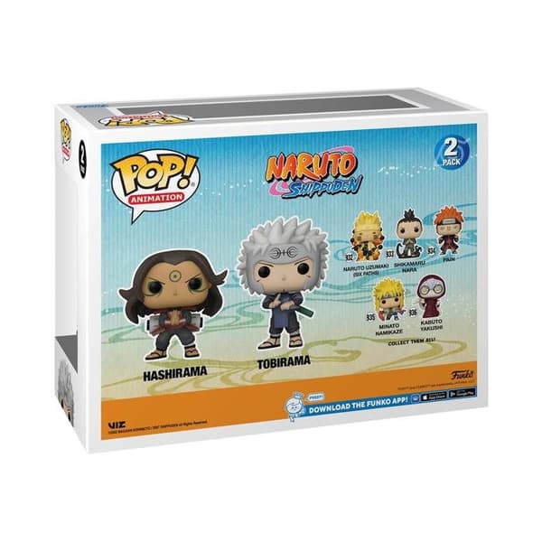 Naruto Shippuden Hashirama Tobirama Exklusiv Pop! Vinyl figur