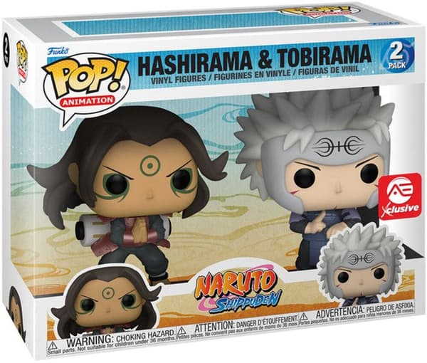 Naruto Shippuden Hashirama Tobirama Exklusiv Pop! Vinyl figur