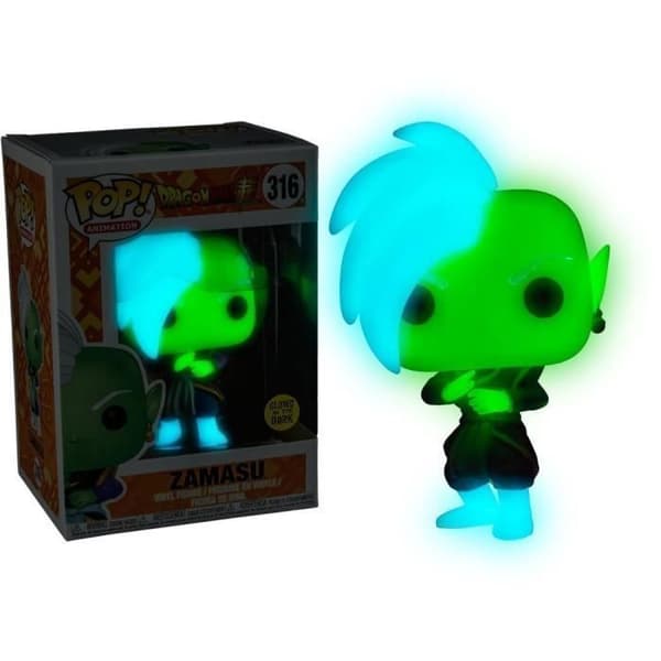 Funko POP - Vinyl POP Figur - Zamasu, Neon + POP-skydd