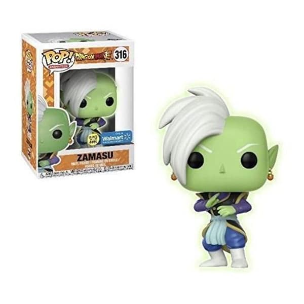 Funko POP - Vinyl POP Figur - Zamasu, Neon + POP-skydd