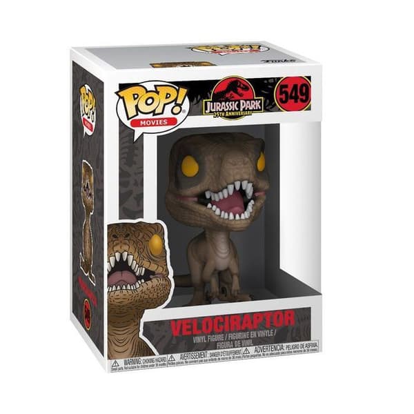 Figur - Funko - Velociraptor - 10 cm - Jurassic Park - Blandat