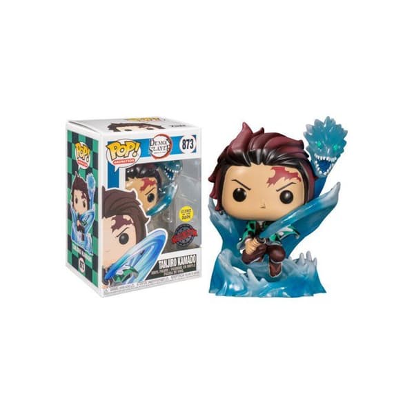 Actionfigur Demon Slayer - Tanjiro Kamado med Dragon GITD Special Edition Pop 10 cm