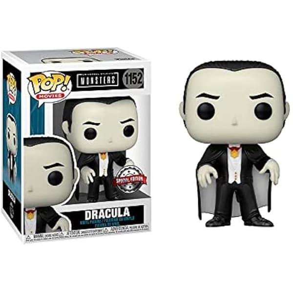 Figurine Funko Pop! Universal Studios Monsters - Dracula - Svart Vinyl - Pop !