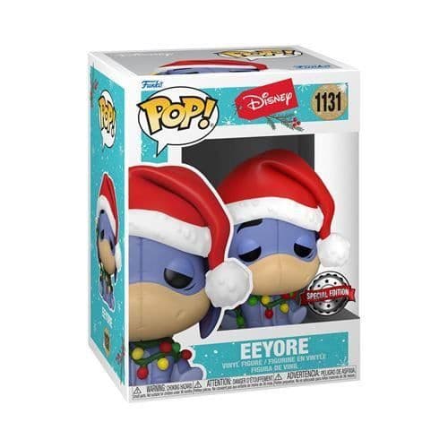 Figur Funko Pop Disney Eeyore med ljus Holiday 2021 Multicolor