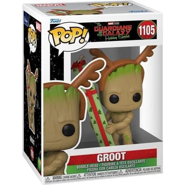 Funko Pop Marvel The Guardians of the Galaxy Holiday Groot 1105 figur