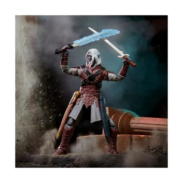 Figurine - HASBRO - Dungeons & Dragons: R.A Salvatore's The Legend of Drizzt - Golden Archive Drizzt 15 cm