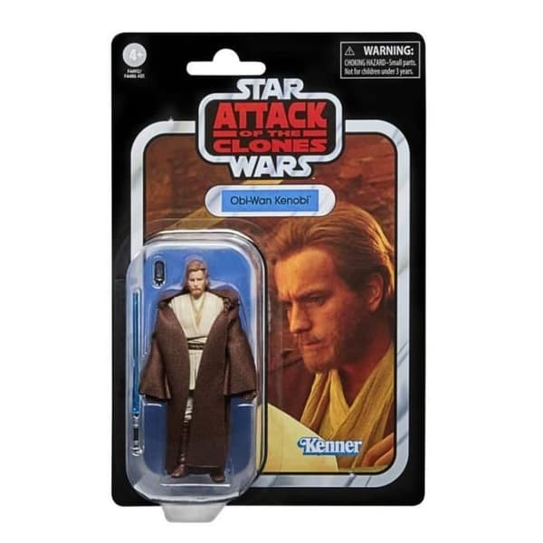 Obi-wan Kenobi ledad statyett - HASBRO - Star Wars Vintage-kollektionen - 10 cm