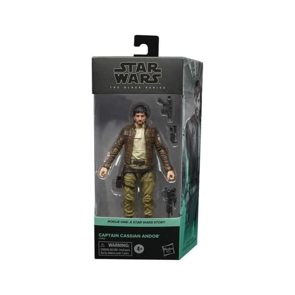 Star Wars Rogue One Black Series Figur - HASBRO - Captain Cassian Andor 15 cm - Unisex - Vuxen - Inomhus