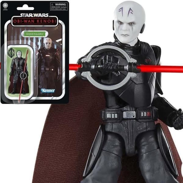 Star Wars The Vintage Collection ledad figur - HASBRO - Grand Inquisitor - 10cm - Svart
