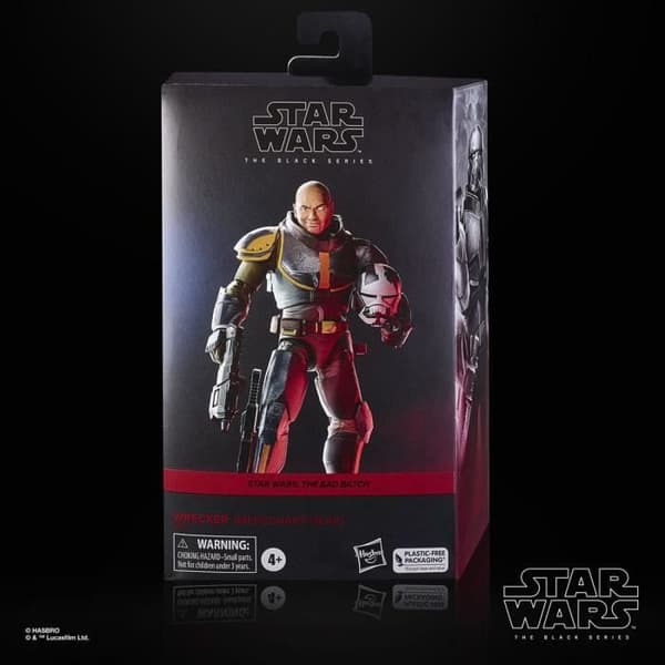 STAR WARS: THE BAD BATCH BLACK SERIES FIGURIN WRECKER (MERCENÄRUTRUSTNING