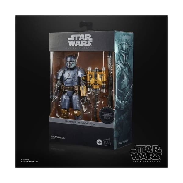 Star Wars The Mandalorian Black Series Carbonized 2021 Paz Vizsla Figur 15 cm - HASBRO