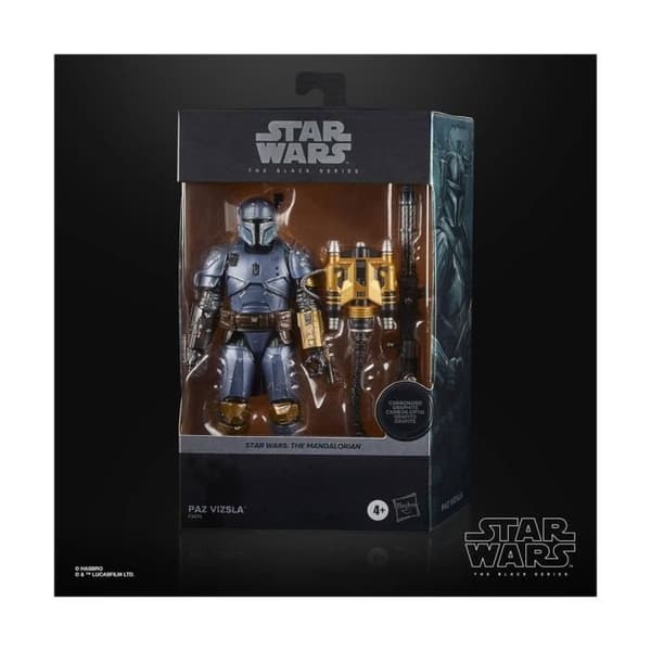 Star Wars The Mandalorian Black Series Carbonized 2021 Paz Vizsla Figur 15 cm - HASBRO
