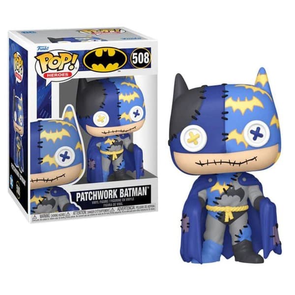 Figurine - FUNKO - Pop ! Patchwork Batman™ - Noir - Från 3 år - Blandet