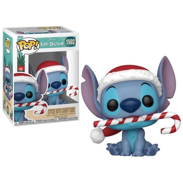 Figur - FUNKO - N° 1502 - Stitch - 9 cm - Sockerstång - Lilo och Stitch