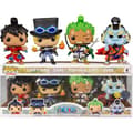 Miniatyrbild 1 av 2: Figuriner Funko Pop! One Piece Luffytaro - Sabo - Roronoa Zoro - Jinbe som lyser i mörkret 4-pack exklusivt