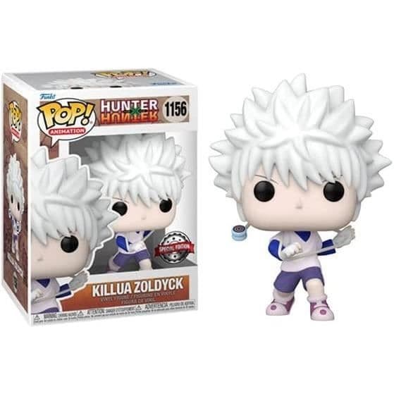 Hunter X Hunter Figure - Killua Zoldyck med jojo - Pop 10cm