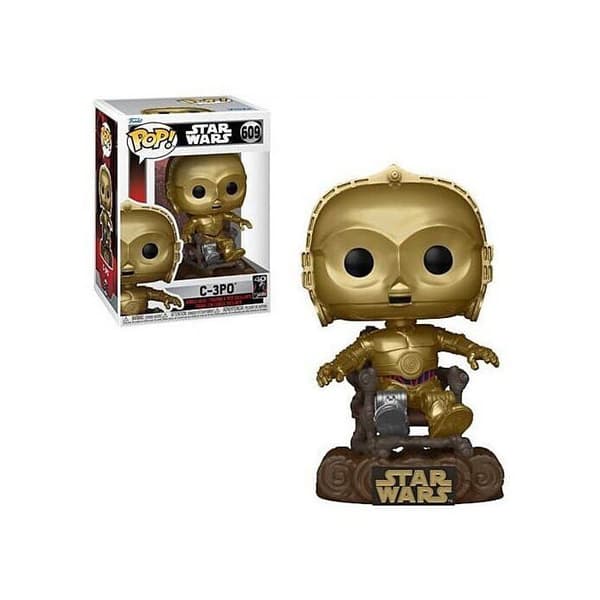 Samlarfigur - Funko - C-3PO - Star Wars - 40-årsjubileum - I fåtölj
