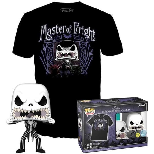 Pop! &amp; Tee - The Nightmare Before Christmas - Jack Skellington - Taillem