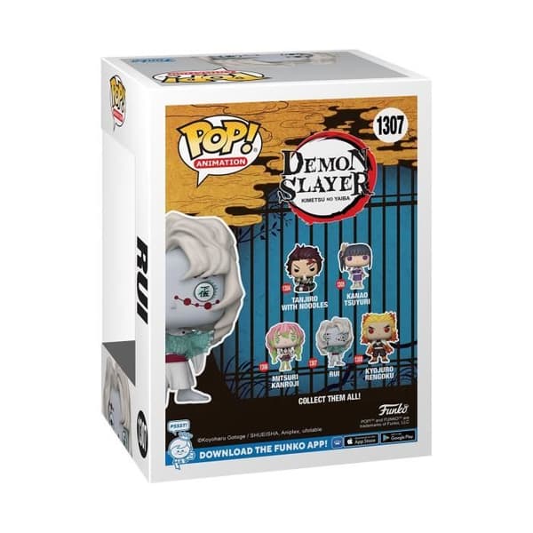Funko Pop! Animation: Demon Slayer - Rui - Flerfärgad - Grå - Pop!