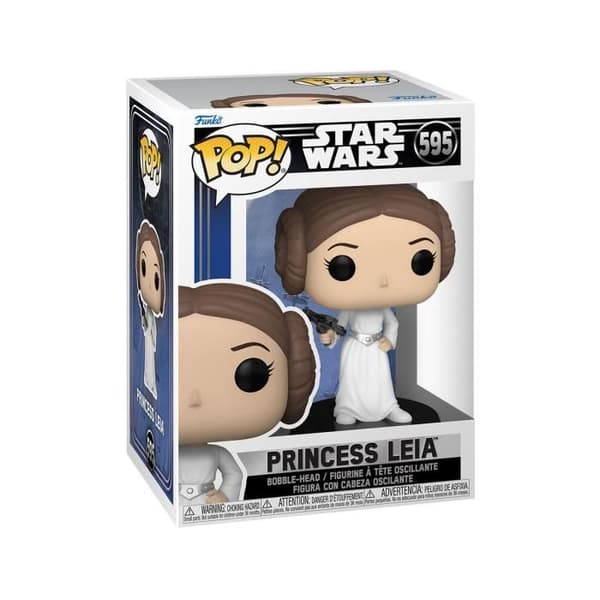Figurine Funko POP! - Star Wars - Leia - 9 cm - Vuxen - Mixad